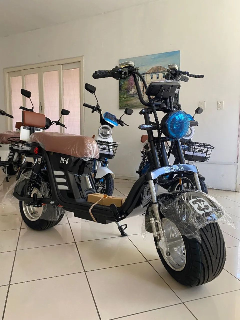 Scooter Elétrica HE-6 sem CNH e Emplacamento  - Foto 5