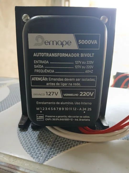 Transformador 5000va bivolt - Foto 3