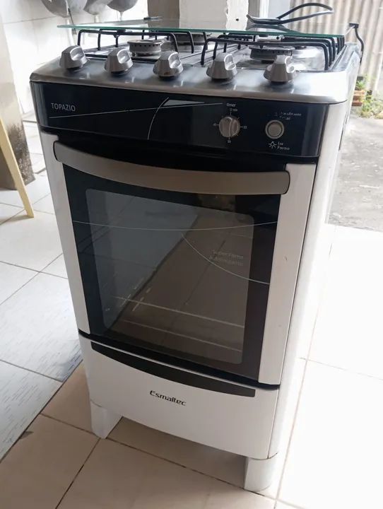 Fogão 4 Bocas Esmaltec Topazio