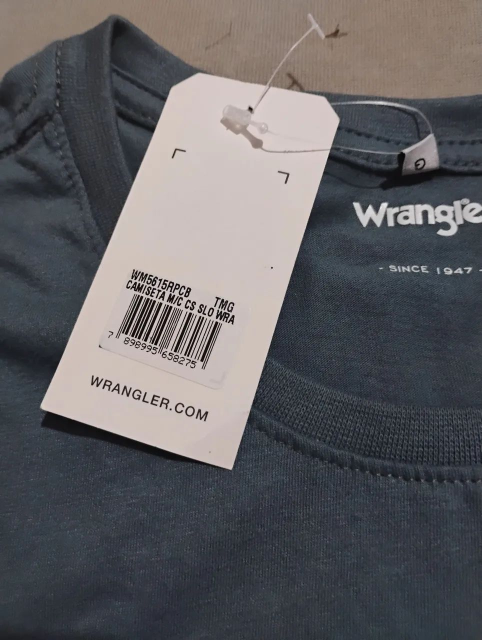 Camiseta Wrangler Azul Original  - Foto 4