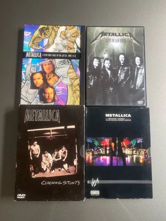 Dvds Metallica combo 