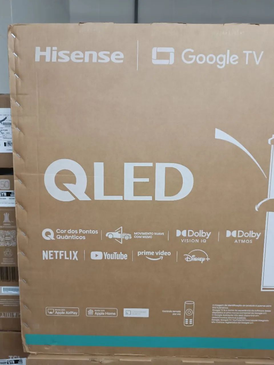 TV 55 QLED HISENSE ANDROID 4K COMPLETA  - Foto 3