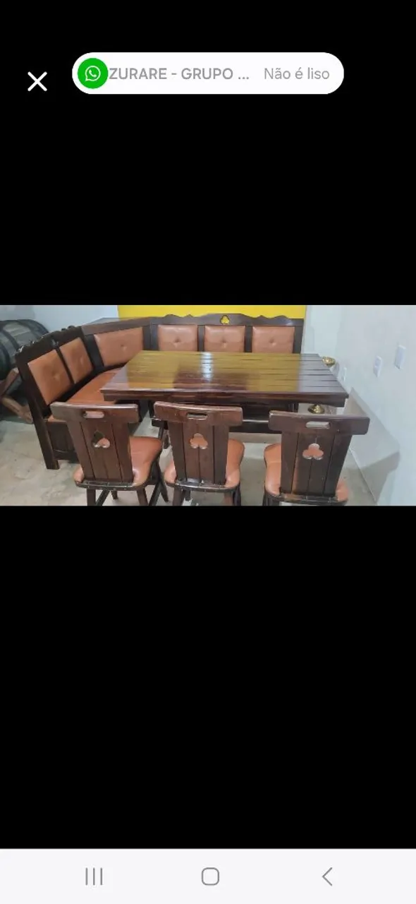 Canto alemão completo com barzinho/buffet