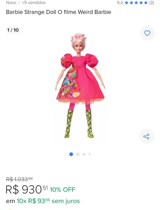 Barbie The movie -Barbie Estranha  - Foto 6