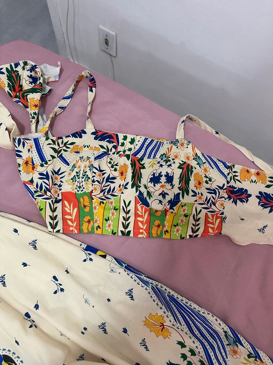 Conjunto estampado saia longa - Foto 5