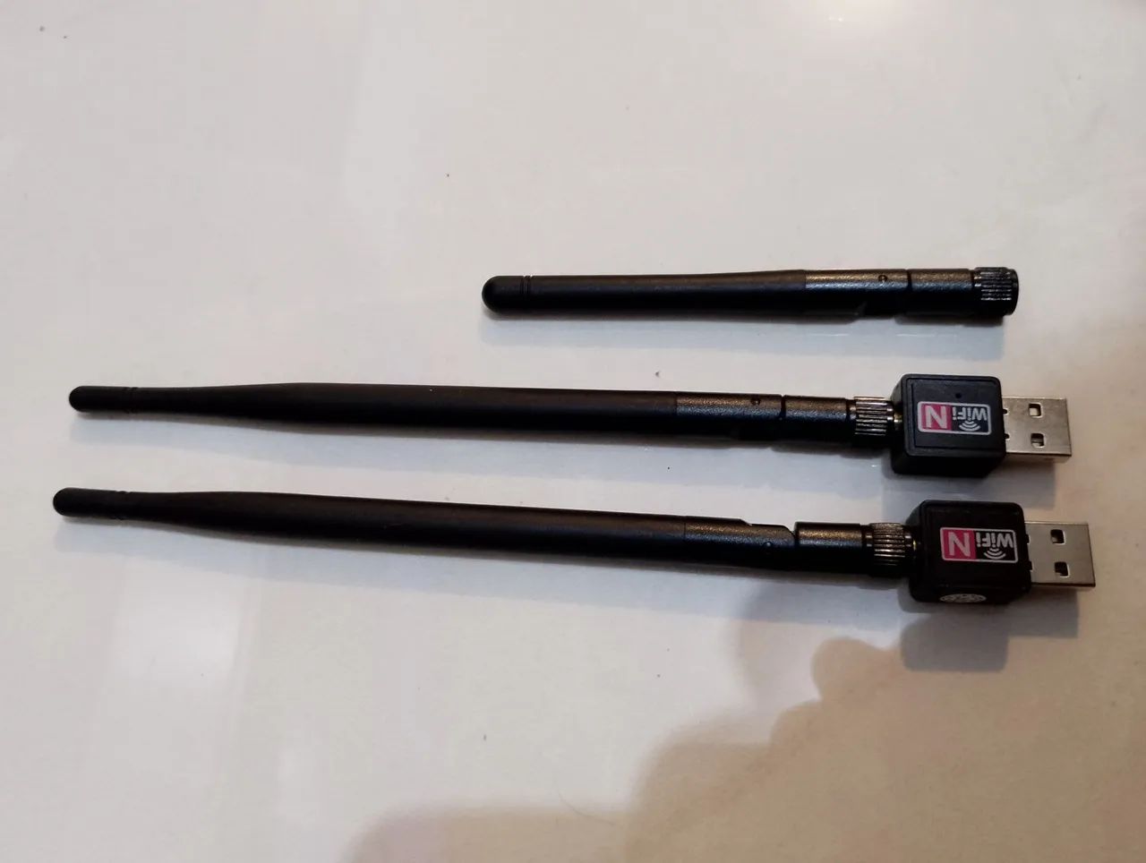 1 adaptador Wi-Fi USB com Antena - Maior Alcance