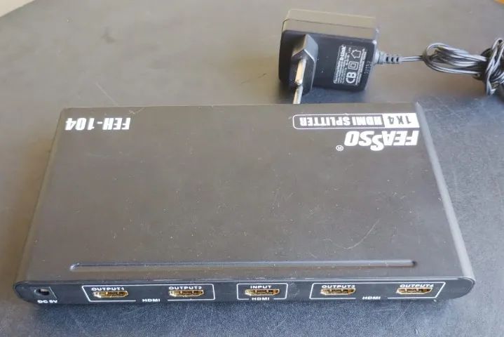 Spliter (Divisor de sinal HDMI 4 Portas - Usado - Ver Descrição Completa   - Foto 3