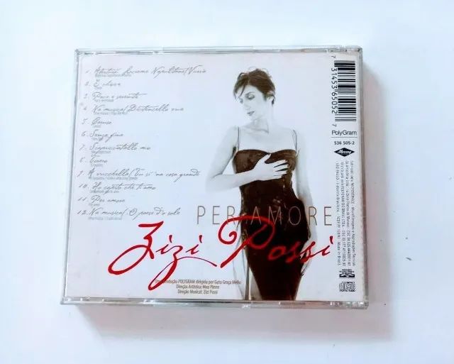 CD - Zizi Possi - Per Amore - 1997 - polygram - Foto 3