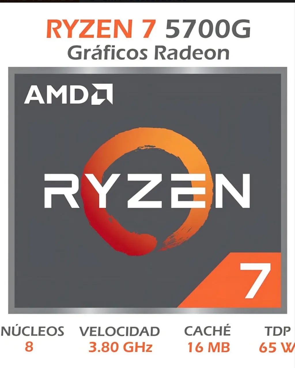 Ryzen 7 5700g Usado - Foto 3