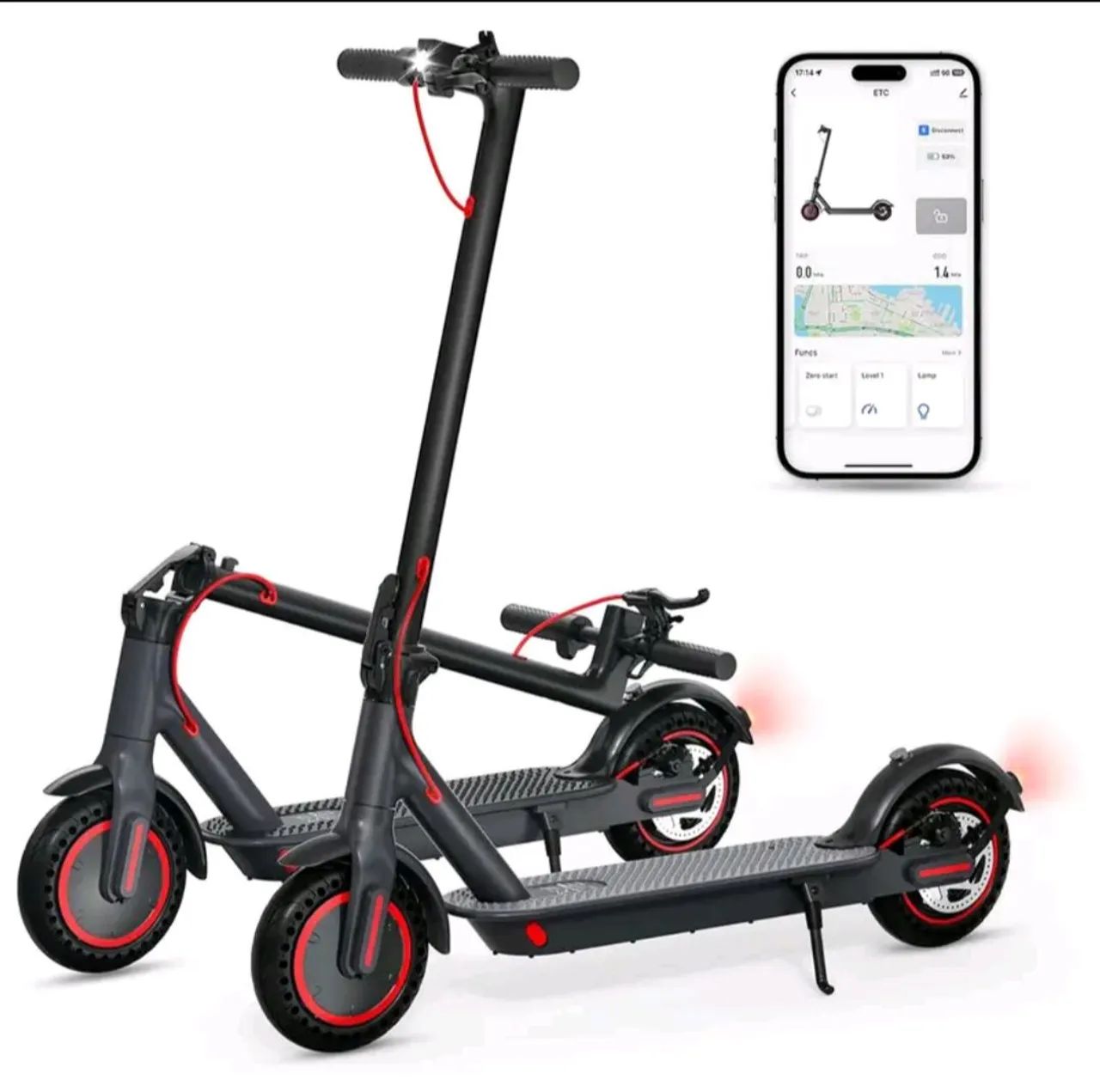 Patinete Elétrico com App e Design Moderno