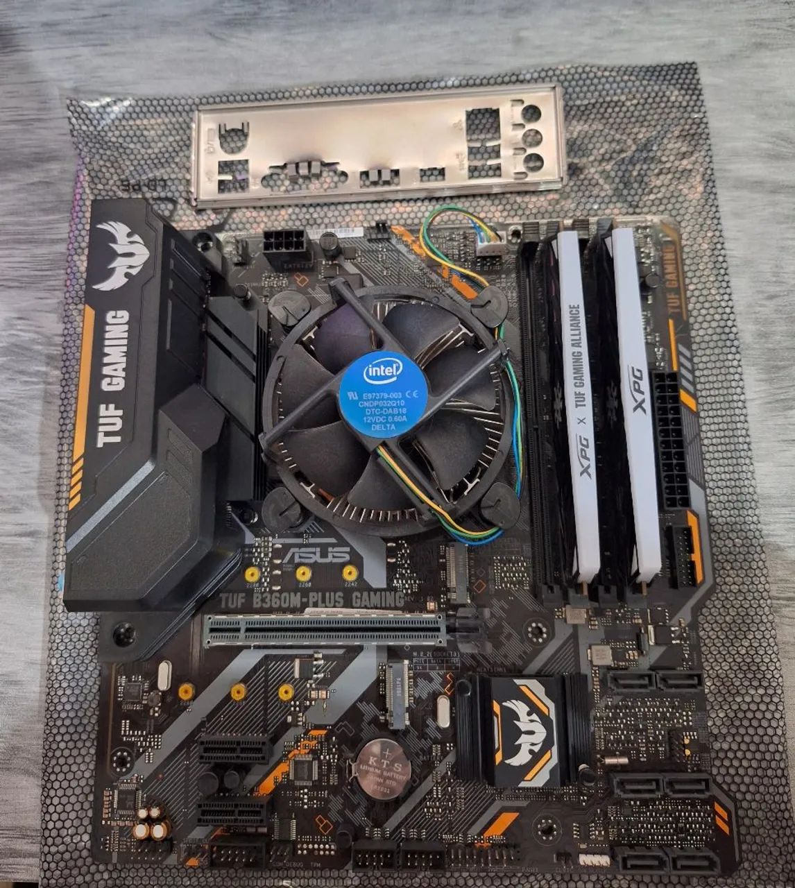 Kit upgrade i5 9g, 8x2 ddr4 xpg, b360m plus
