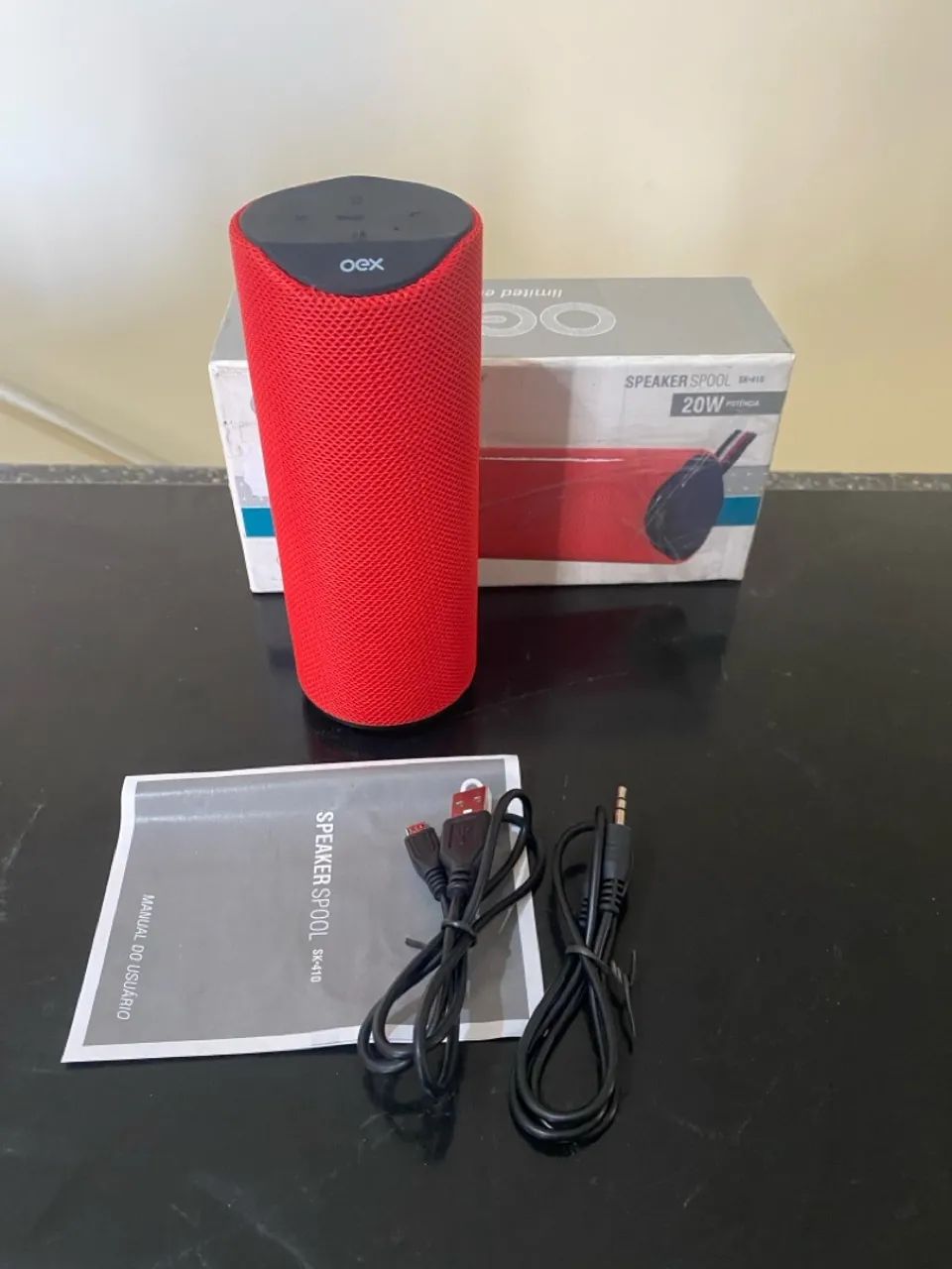 Caixa de Som Bluetooth 20W Oex Speaker Spool - Foto 2