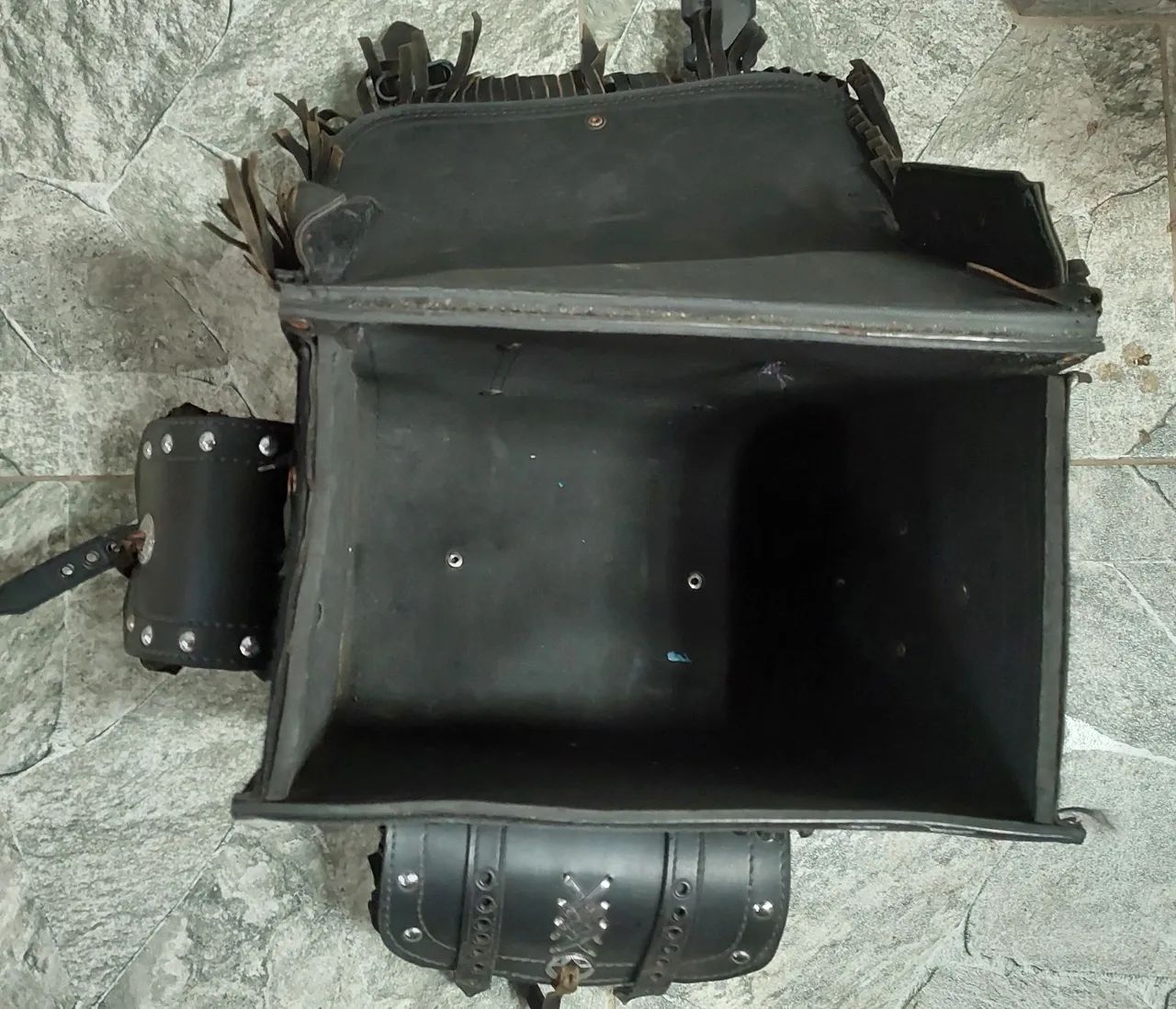 Waterproof Leather Saddlebag64290471833089121