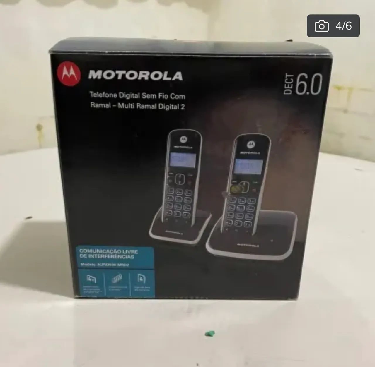 Telefone sem fio motorola com ramal - Foto 4