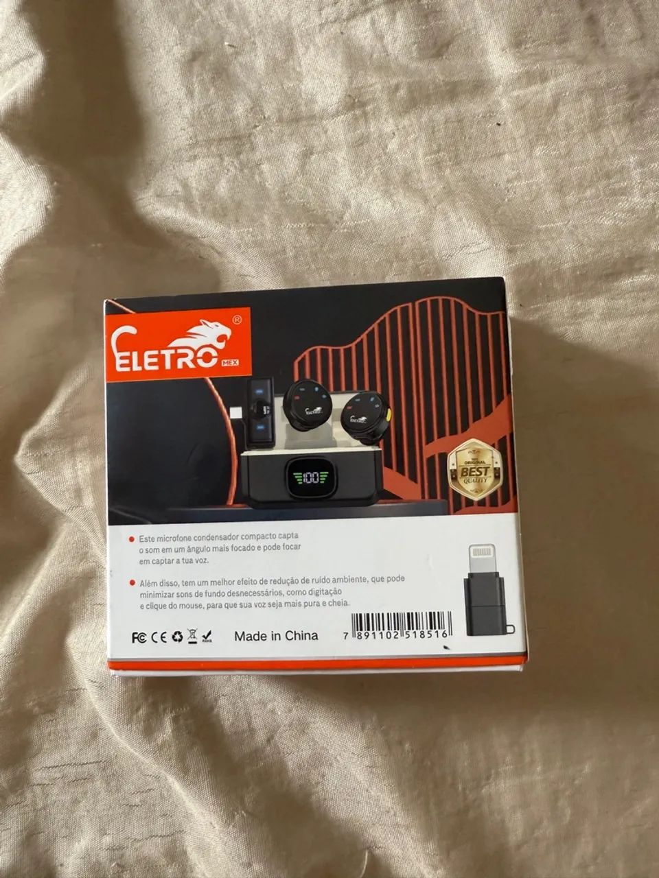 Mini Microfones ELETRO EL-1851 - Sem Fio - Foto 2