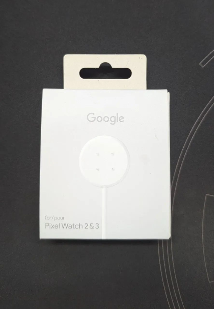 Carregador Original Google para Pixel Watch 2 e 3 (lacrado, na caixa)