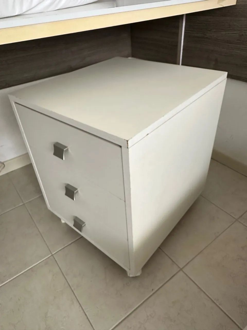 Gaveteiro de 3 gavetas branco - Foto 2
