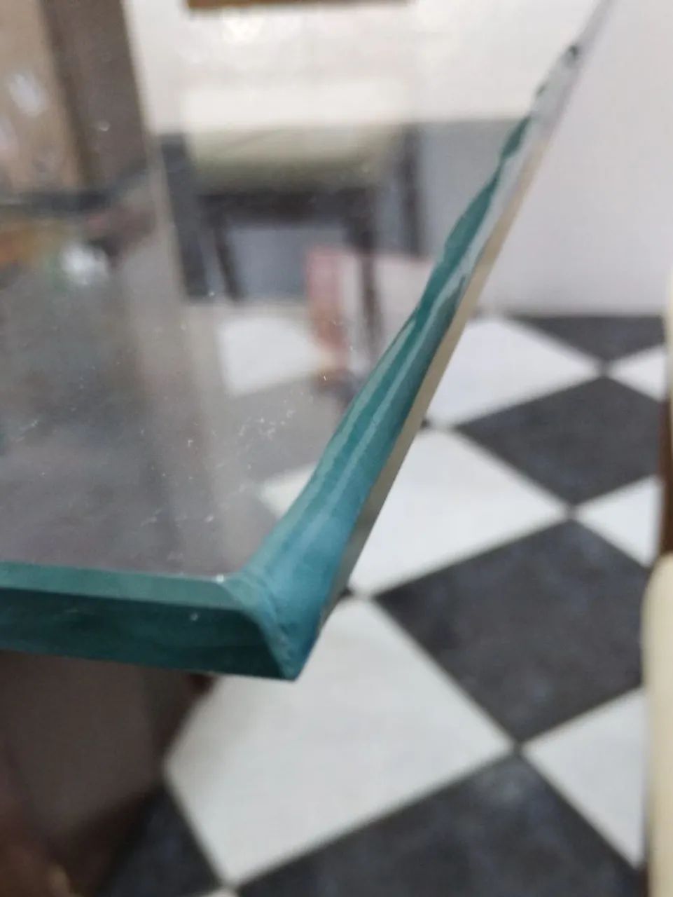 Tampo de mesa vidro temperado 1.42x1.42 espessura de 10mm - Foto 4