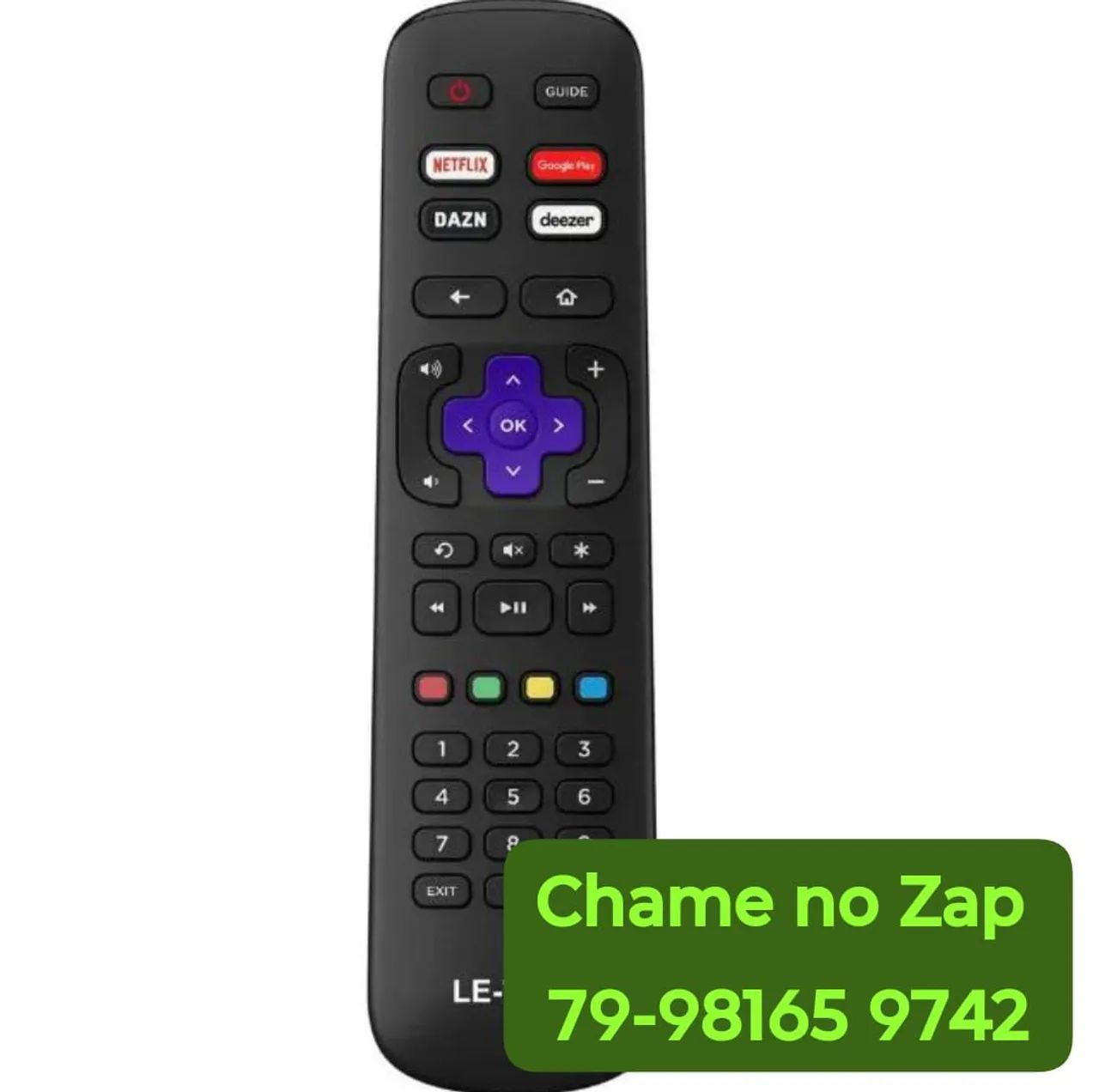 Controle Remoto TV Smart Aoc Roku + Pilhas - Foto 2