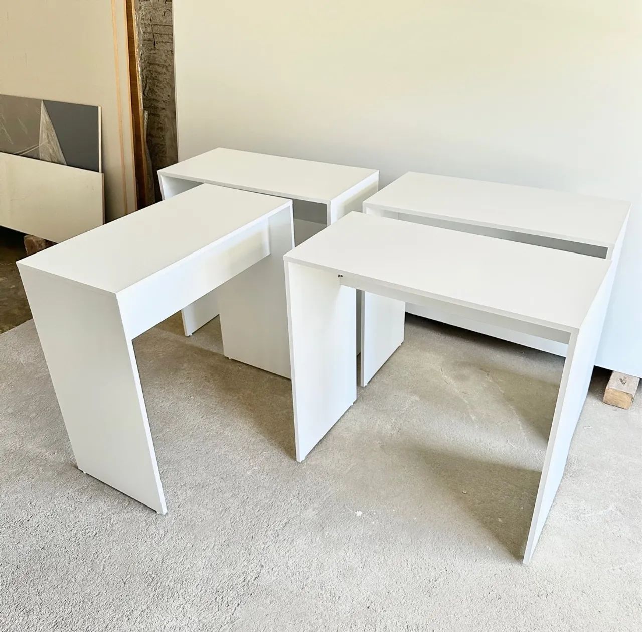 ESCRIVANINHA 100% MDF BRANCO NOVA