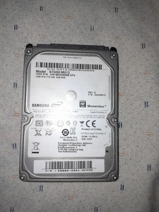 HD 500 GB Seagate Notebook PS3 PS4 Xbox One