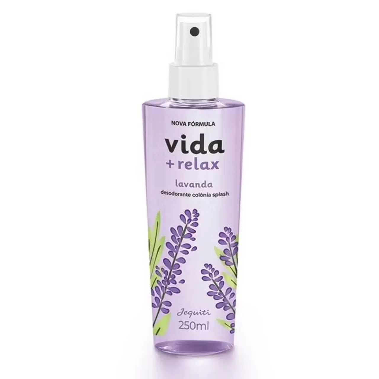 Colônia Splash Vida + Alegria Relax Lavanda 250ml Envios Hoje