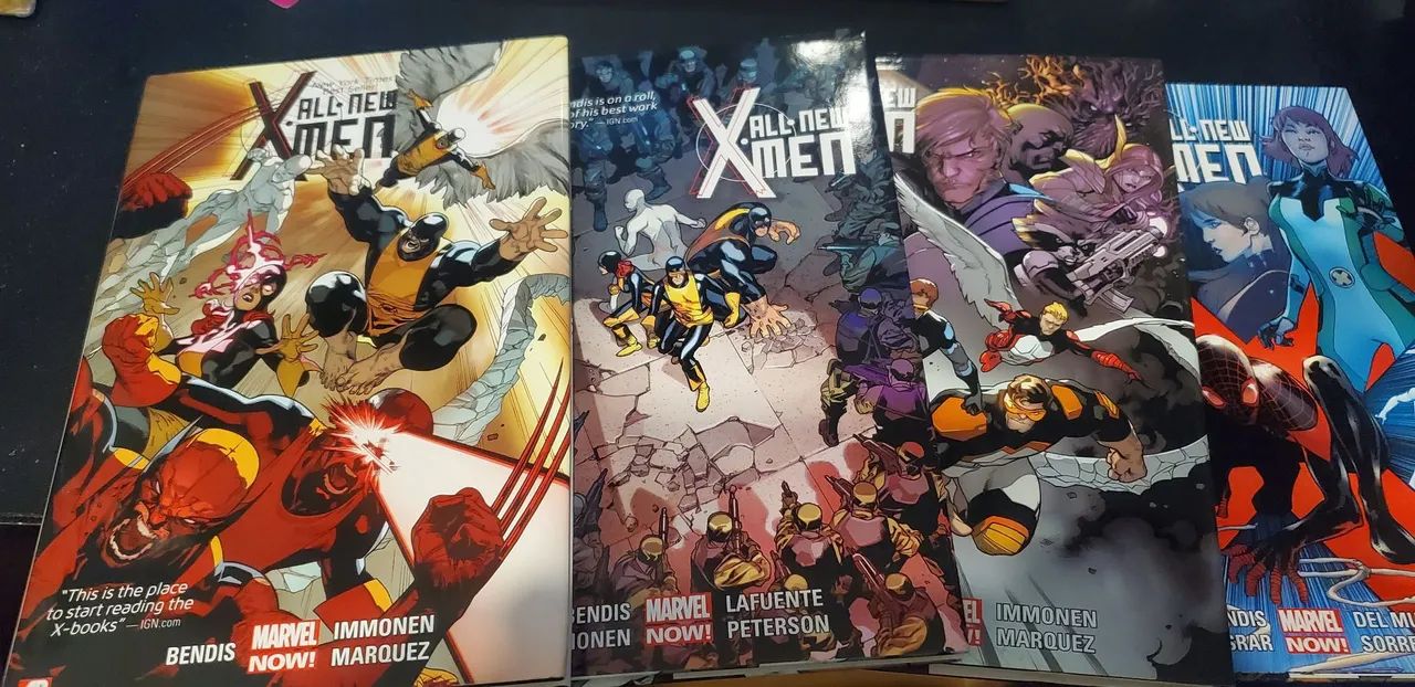 All New X-Men by Bendis completo em 4 oversized hardcovers hq marvel deluxe importado