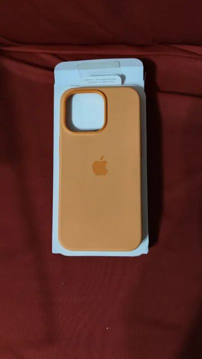 Capa Iphone 13 PRO Silicone Case (Magsafe) - Laranja