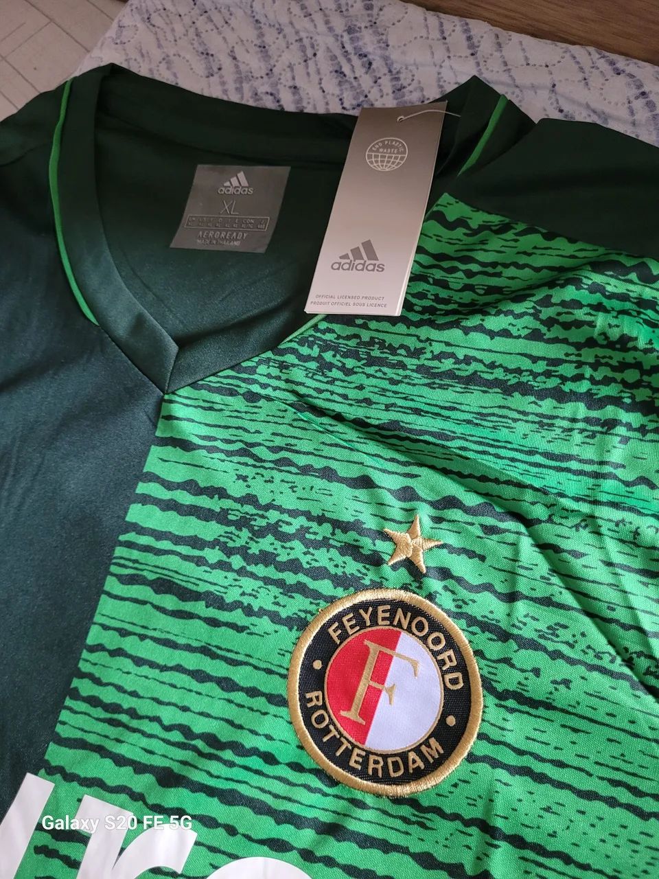 Camisa Adidas Feyenoord Verde - Foto 2