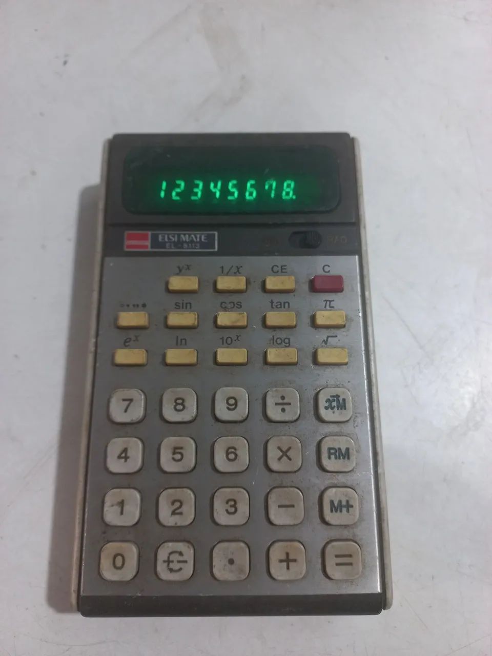Calculadora  vintage Científica Elsi Mate EL-8113 - Foto 4