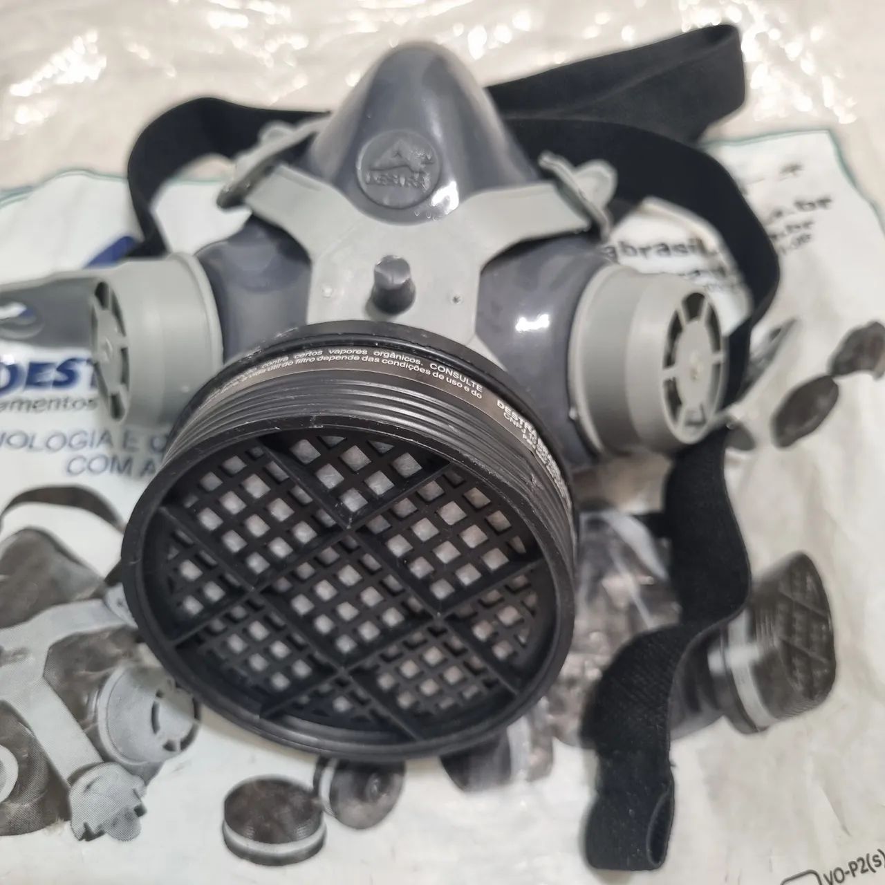 Máscara de proteção respiratória para pintura