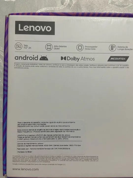 Lenovo Tab P11 Plus + Case - Novo - Foto 2
