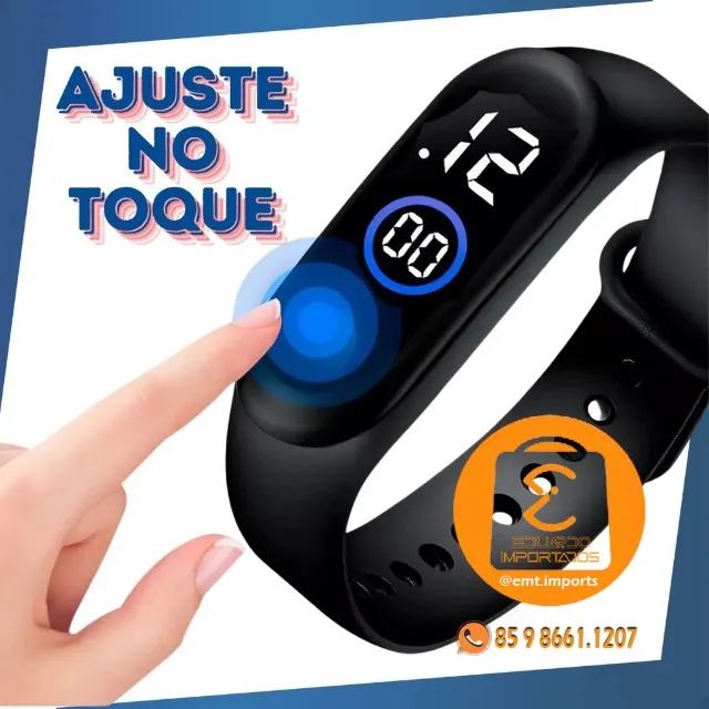Relogio Led Digital Unissex - Foto 2