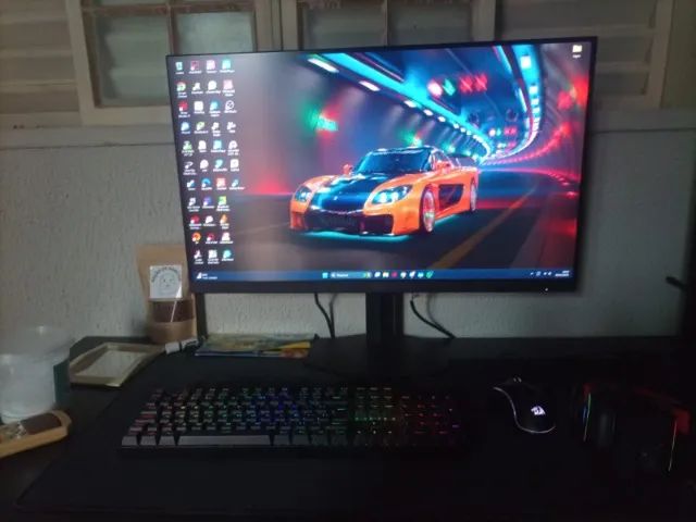 PC Gamer Ryzen 7 5700X RX 7700XT 32GB SSD 1TB + Monitor AOC 27 180Hz e Kit Redragon - Foto 4