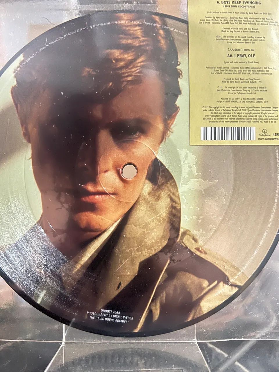 David Bowie - Boys Keep Swinging - Vinil Picture Disc 7 polegadas - Novo - Lacrado  - Foto 5