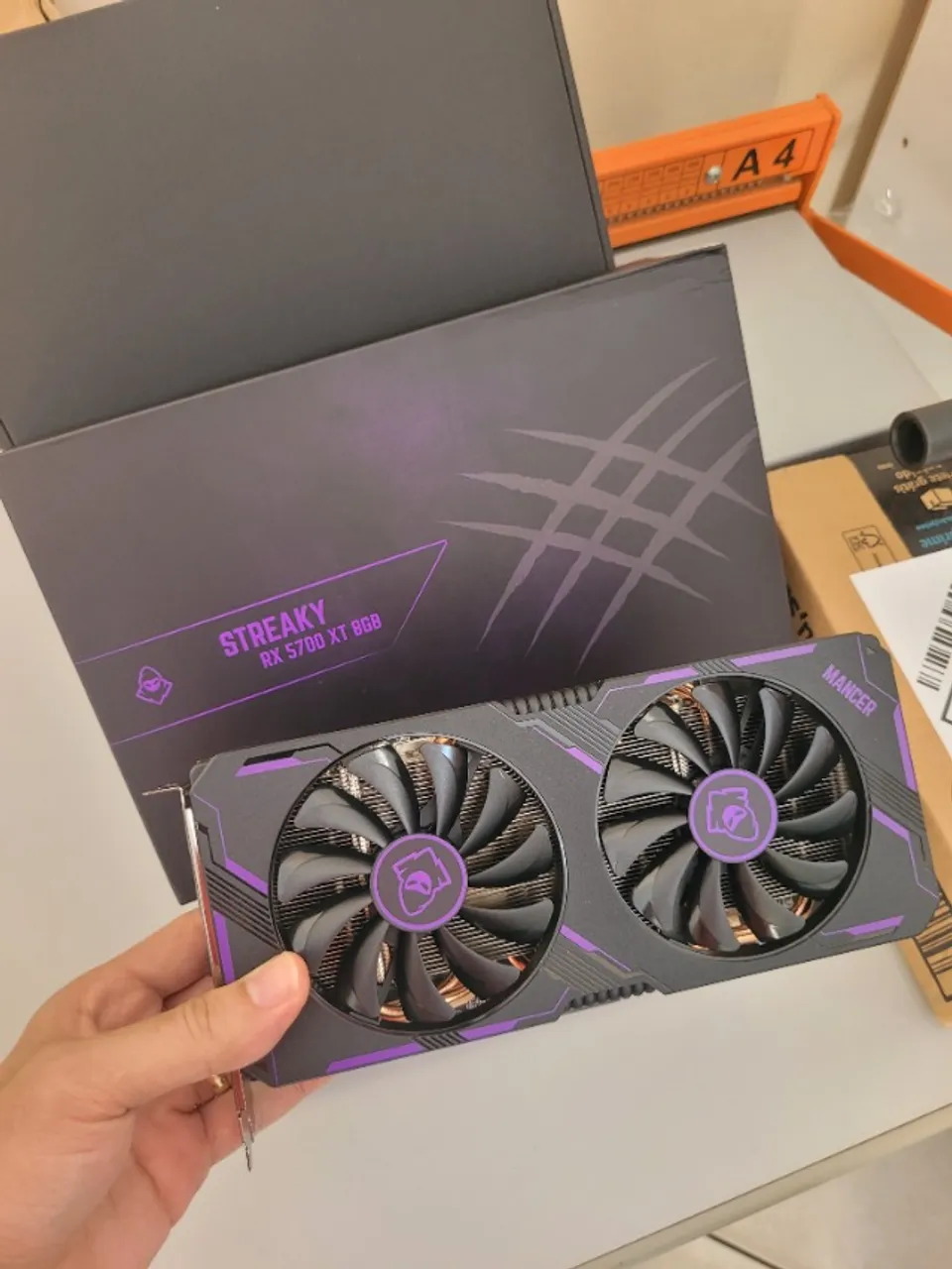 Placa De Video Mancer Radeon Rx 5700 Xt Streaky 8gb Gddr6 nf 1 ano Garantia