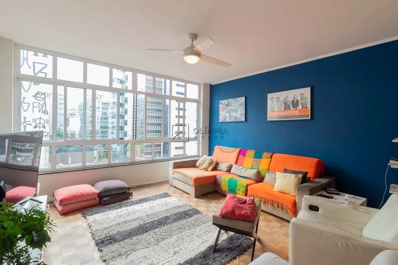 Apartamento Locação Cerqueira César 160 m² 3 Dormitórios
