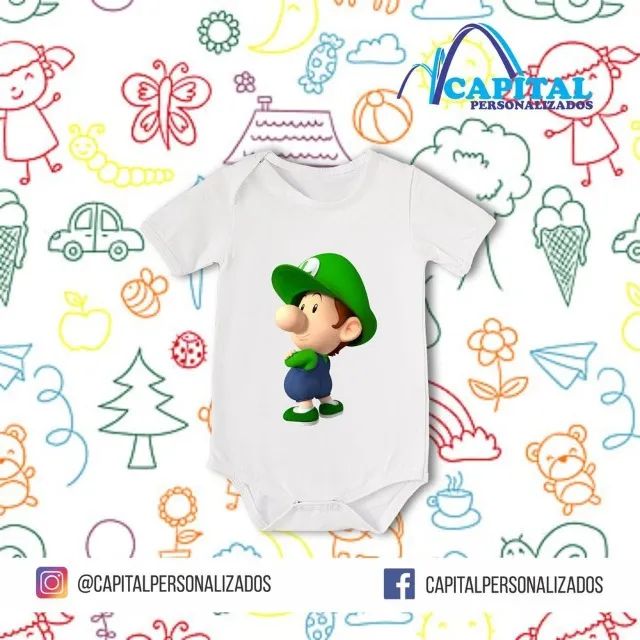 body infantil branco personalizado - Foto 6