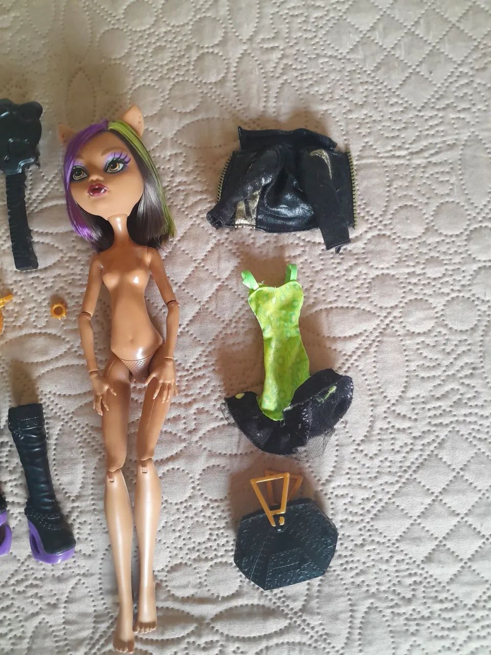 Boneca monster high clawdeen wolf new scaremester  - Foto 4