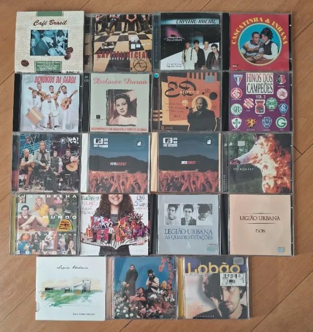34 CDs Nacionais - Diversos gêneros
