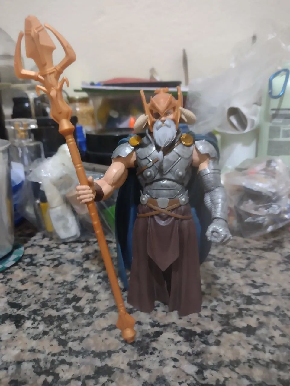 Marvel Legends BAF Odin Incompleto. - Foto 5