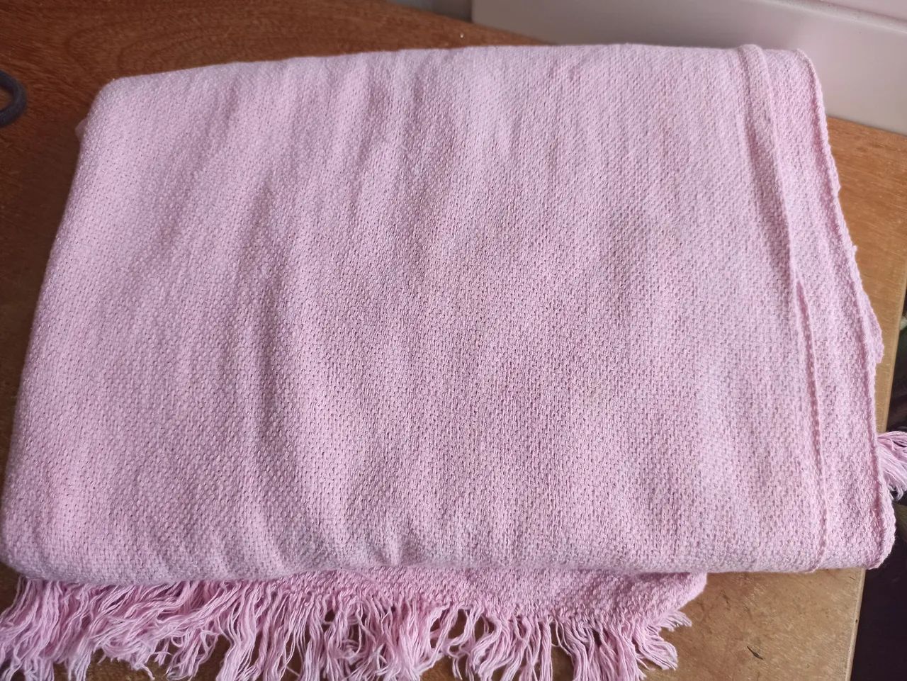 Manta algodão rosa para sofá 2x1.80m - Foto 2