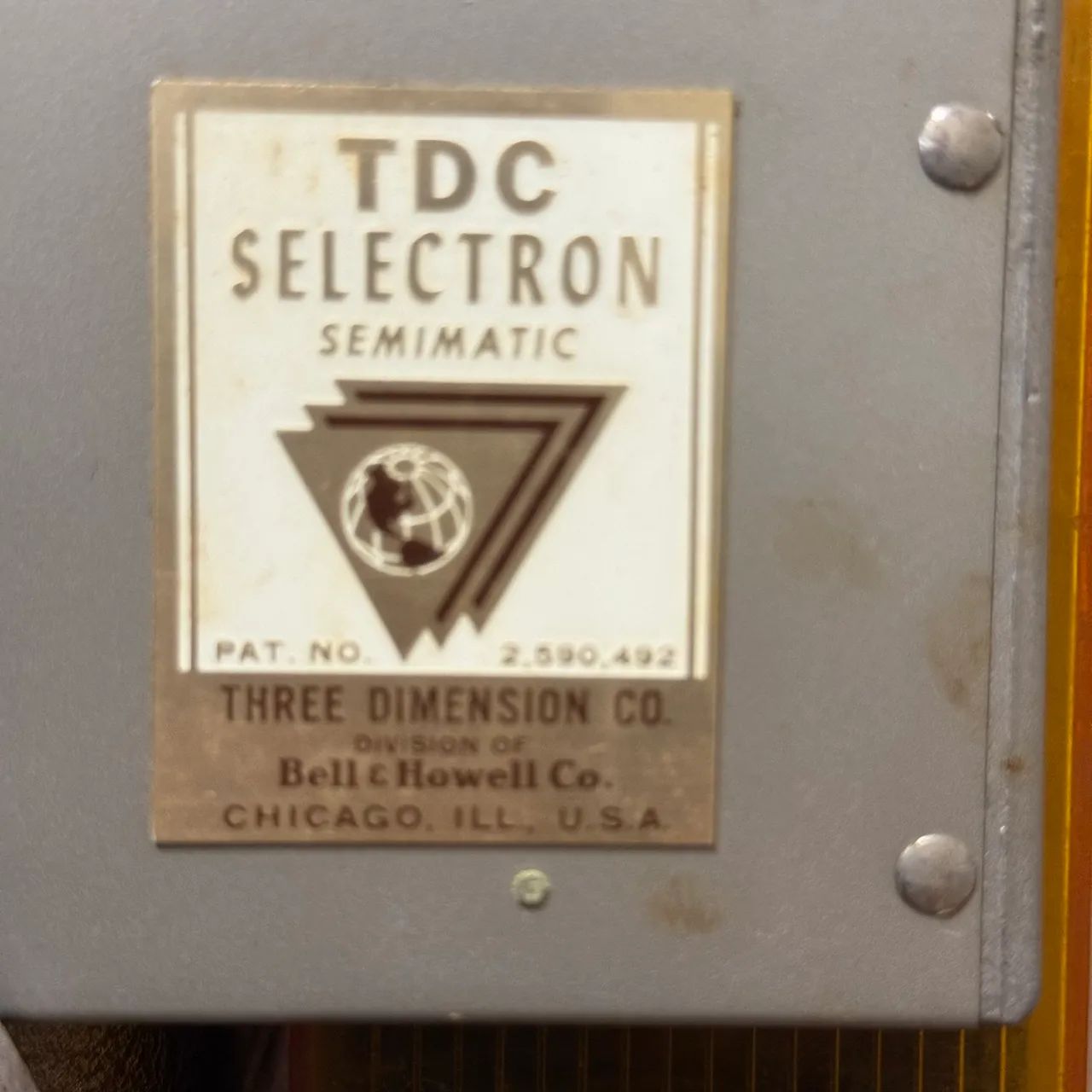 Projetor antigo raro TDC Selectron Semimatic - Foto 4