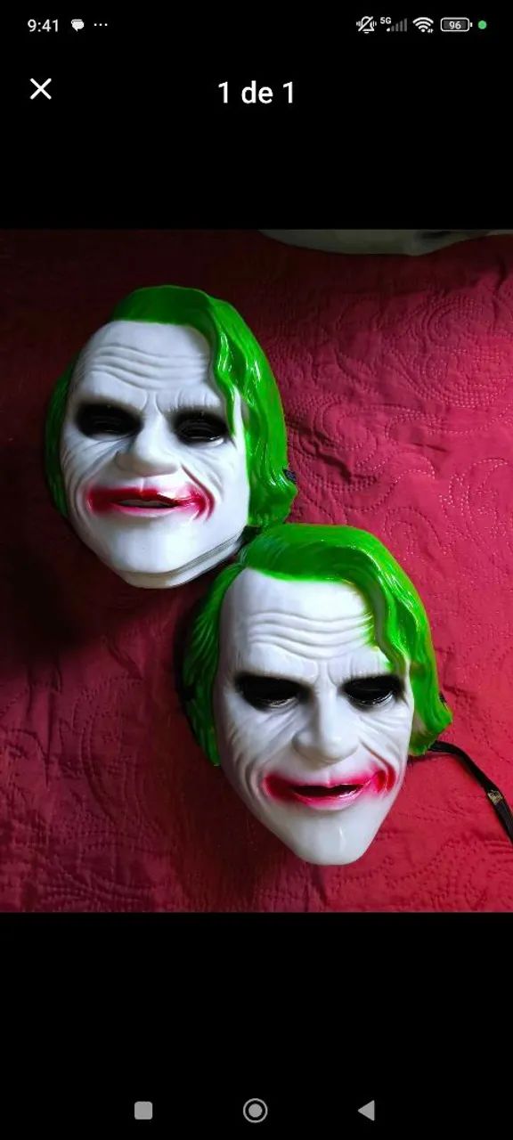Máscaras do coringa 15 unidades 