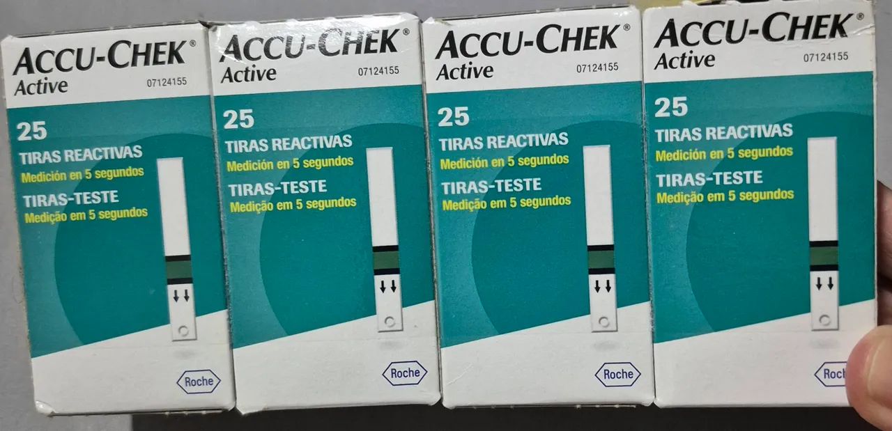Fitas para medir glicemia 
