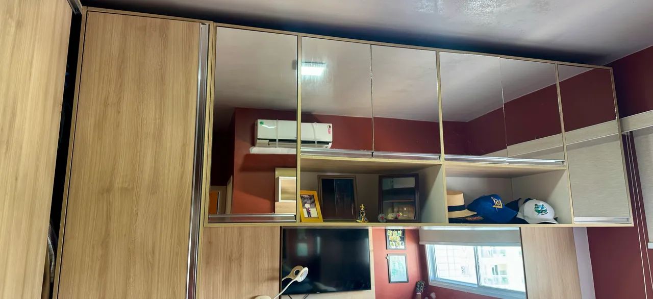Guarda-Roupa Modulado Completo com Espelhos - Excelente Estado  - Foto 2