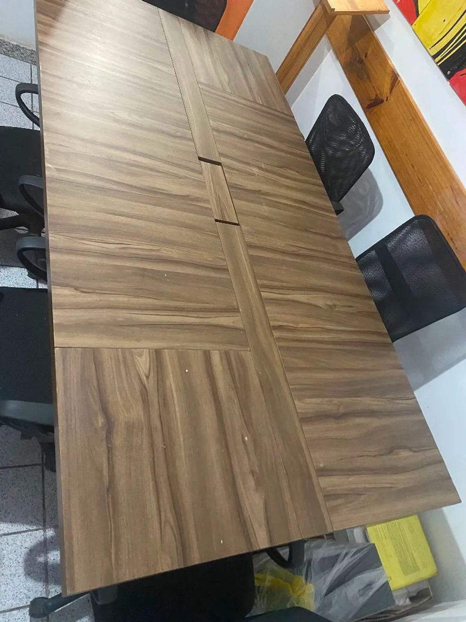MESA DE ESCRITORIO com 6 cadeiras  - Foto 2