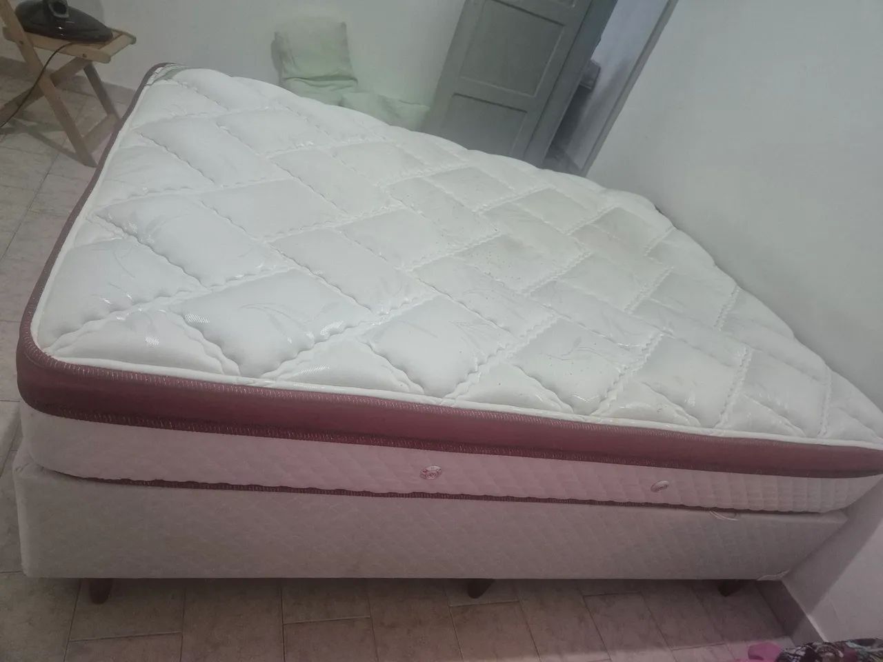 Cama com colchão molas ensacadas  - Foto 3