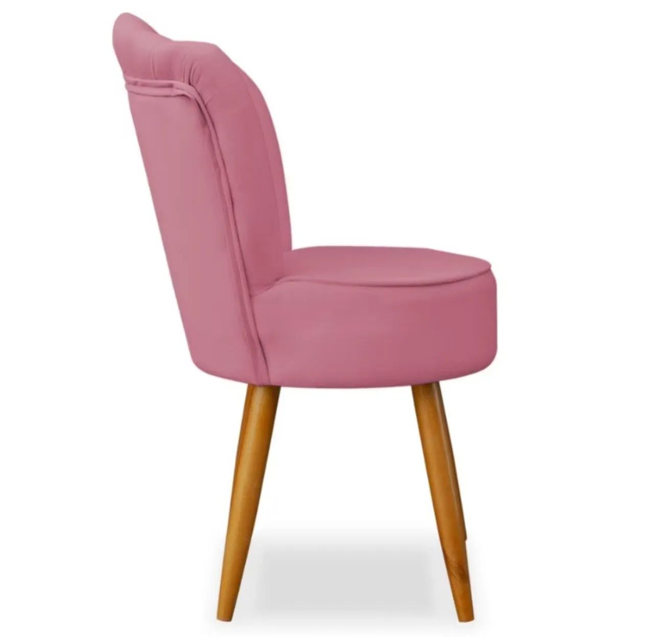 Poltrona Concha Rosa para Penteadeira - Foto 2