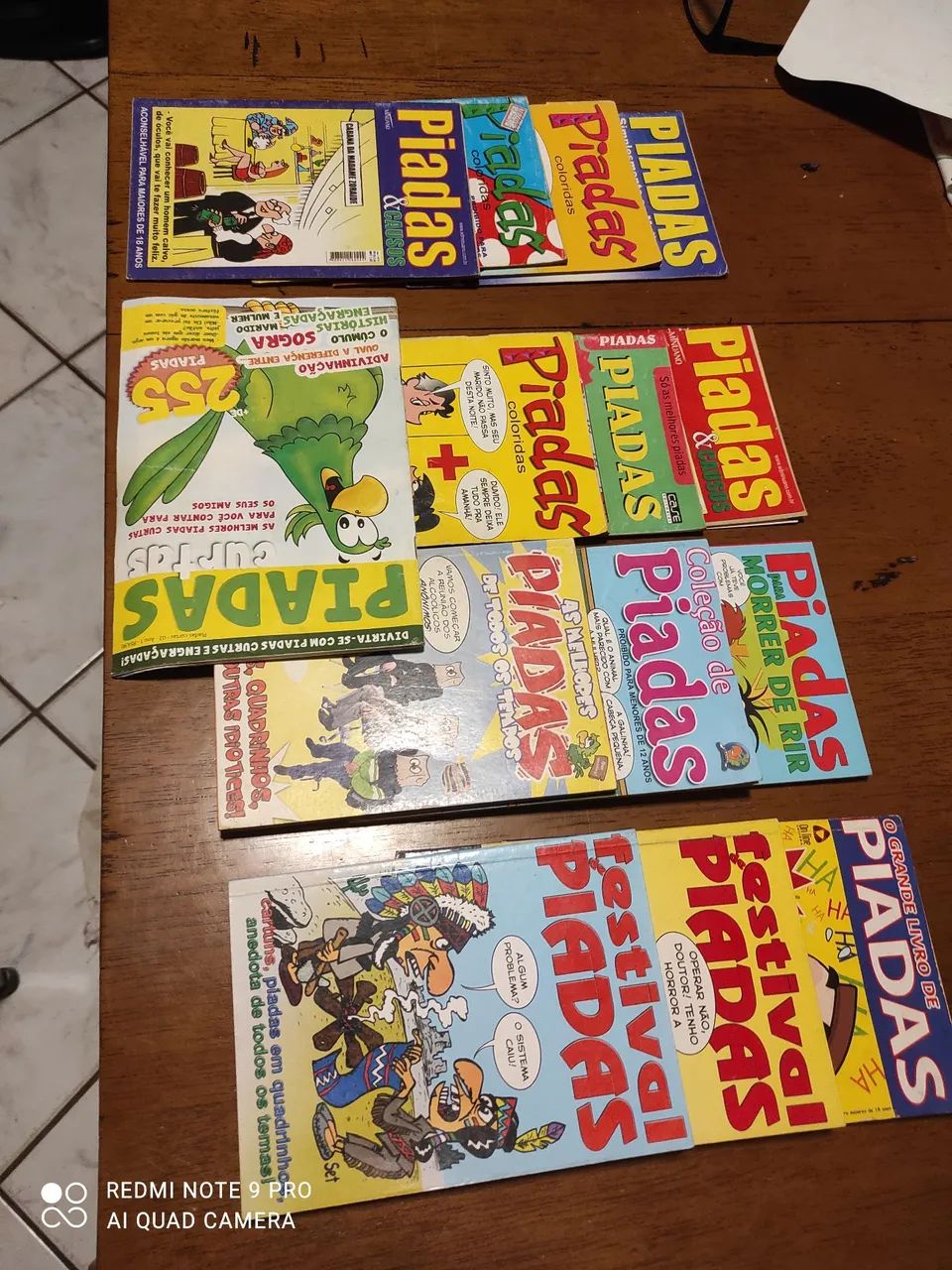 Revistas de piadas,para completar a coleção: